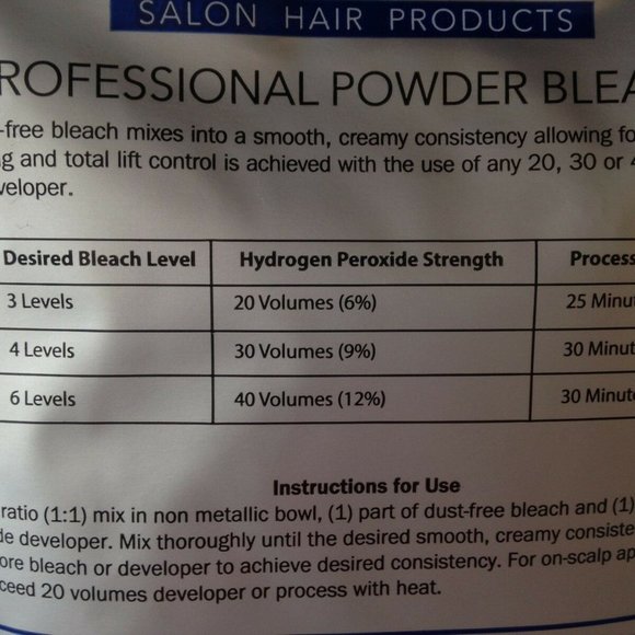 BLONDETTE Professional Powder Bleach 16oz. - Picture 2 of 4